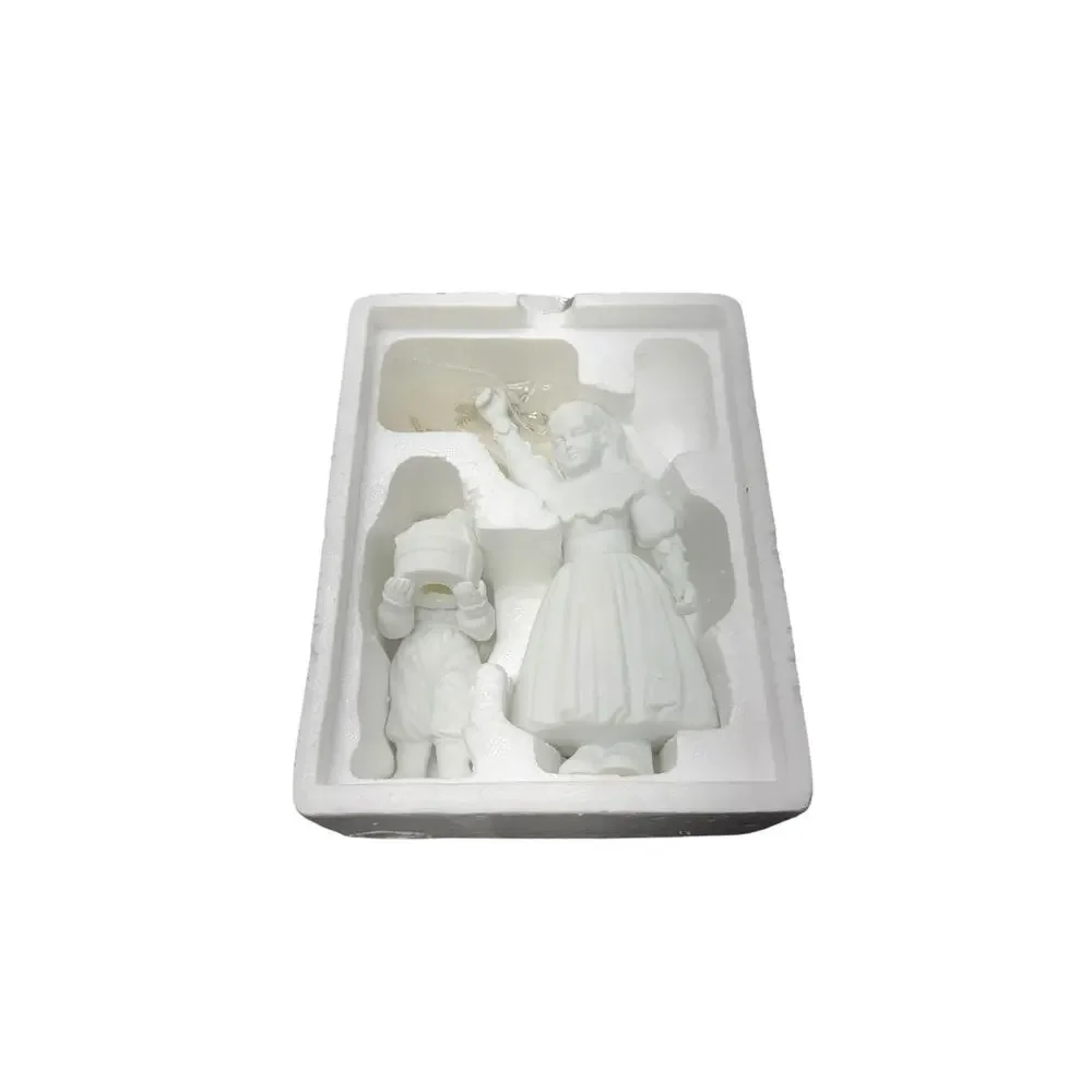 Vintage Dept 56 A Christmas Kiss Winter Silhouette with Original Box 7845-0